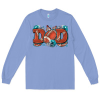 Colony Blue dad American football Long Sleeve Tee - Zillion Design Studio