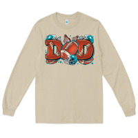 Mushroom dad American football Long Sleeve Tee - Zillion Design Studio