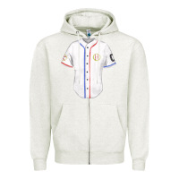 Oatmeal Heather softball uniform fa element Zipper Hoodie - FaDigitalArtStudio