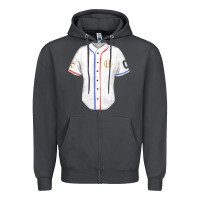 Smoke softball uniform fa element Zipper Hoodie - FaDigitalArtStudio