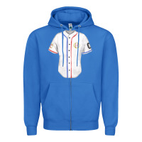 True Royal softball uniform fa element Zipper Hoodie - FaDigitalArtStudio