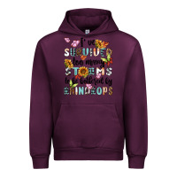 Mauve Wine ive survived too many storms to bebothered by rain Urban Hoodie - MaliasSmallBusiness