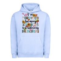 Pigment Grape Ice ive survived too many storms to bebothered by rain Urban Hoodie - MaliasSmallBusiness