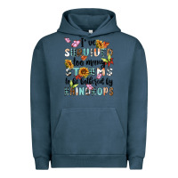Pigment Midnight Navy ive survived too many storms to bebothered by rain Urban Hoodie - MaliasSmallBusiness