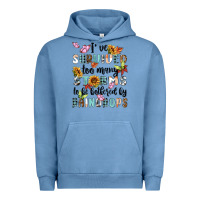 Pigment Pebble Blue ive survived too many storms to bebothered by rain Urban Hoodie - MaliasSmallBusiness