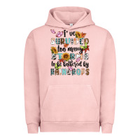 Pigment Salmon ive survived too many storms to bebothered by rain Urban Hoodie - MaliasSmallBusiness