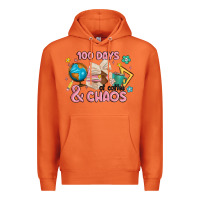 Carrot 100 days of coffe and chaos Premium Hoodie - MaliasSmallBusiness