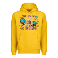 Lemon 100 days of coffe and chaos Premium Hoodie - MaliasSmallBusiness