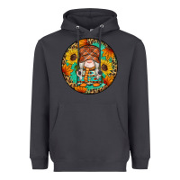 Smoke fall gnomes round earrings 2 Heavyweight Hoodie - Artiststas