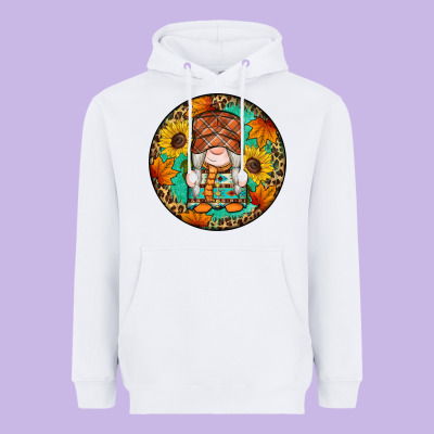 Fall Gnomes Round Earrings 2 Heavyweight Hoodie Designed By Artiststas