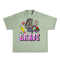 Oil Green Fourth Grade Urban Heavy Tee - RanaPortraitStore