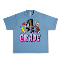 Pebble Blue Fourth Grade Urban Heavy Tee - RanaPortraitStore