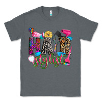 Charcoal Heather hairstylist Classic Tee - Zillion Design Studio