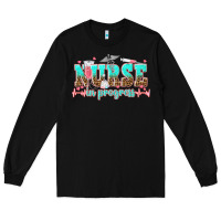 Black nurse in progress tbw Long Sleeve Tee - texasbilliewilder