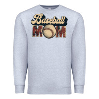 Heather Grey baseball mom Premium Sweatshirt - JahusDesignShop