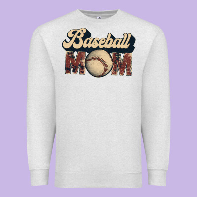 Baseball Mom Premium Sweatshirt Designed By Jahusdesignshop