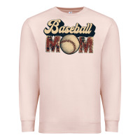Pale Pink baseball mom Premium Sweatshirt - JahusDesignShop