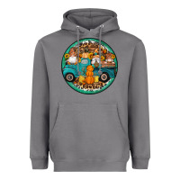 Storm fall gnomes round earrings 3 Heavyweight Hoodie - Artiststas