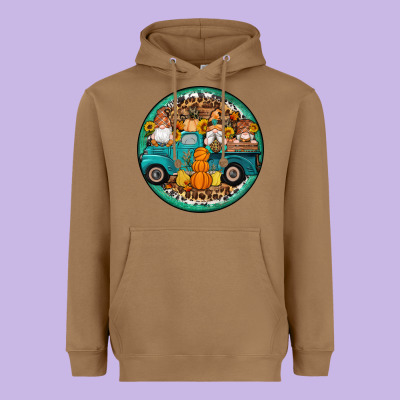 Fall Gnomes Round Earrings 3 Heavyweight Hoodie Designed By Artiststas