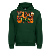 Forest Green fall vibes Urban Hoodie - MaliasSmallBusiness