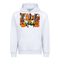 White fall vibes Urban Hoodie - MaliasSmallBusiness