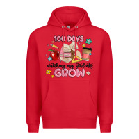 Red 100 days of watching my students grow Premium Hoodie - MaliasSmallBusiness