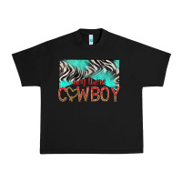Black hey there cowboy Urban Heavy Tee - texasbilliewilder