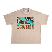 French Oak hey there cowboy Urban Heavy Tee - texasbilliewilder