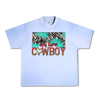 Grape Ice hey there cowboy Urban Heavy Tee - texasbilliewilder