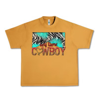Peanut Butter hey there cowboy Urban Heavy Tee - texasbilliewilder