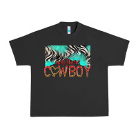 Pigment Black hey there cowboy Urban Heavy Tee - texasbilliewilder