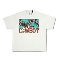 Pistachio hey there cowboy Urban Heavy Tee - texasbilliewilder