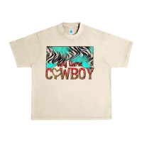 Sandshell hey there cowboy Urban Heavy Tee - texasbilliewilder
