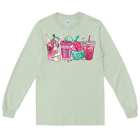 Matcha nurse fuel coffee cups Long Sleeve Tee - texasbilliewilder