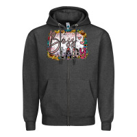 Charcoal Heather boss lady Zipper Hoodie - SublimationCraftShop