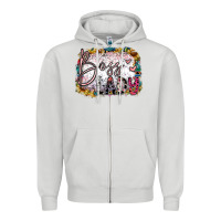 Dove Grey boss lady Zipper Hoodie - SublimationCraftShop