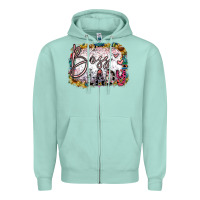 Seafoam boss lady Zipper Hoodie - SublimationCraftShop