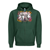 Sports Green boss lady Zipper Hoodie - SublimationCraftShop