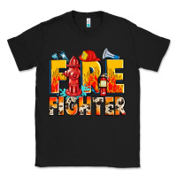 Black firefighter Classic Tee - Zillion Design Studio