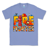 Colony Blue firefighter Classic Tee - Zillion Design Studio