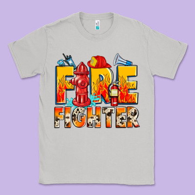 Firefighter Classic Tee Designed By Zillion Design Studio