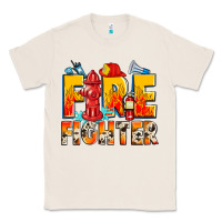 Natural firefighter Classic Tee - Zillion Design Studio