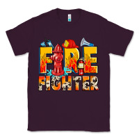Plum firefighter Classic Tee - Zillion Design Studio