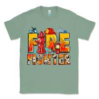 Sage firefighter Classic Tee - Zillion Design Studio