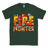 Sports Green firefighter Classic Tee - Zillion Design Studio