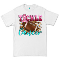 White Tackle Cancer Premium Tee - Artiststas