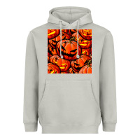 Moon Dust halloween pumpkin seamless pattern Heavyweight Hoodie - BundleAndBundleShop