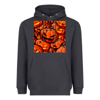 Smoke halloween pumpkin seamless pattern Heavyweight Hoodie - BundleAndBundleShop