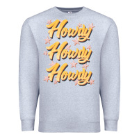 Heather Grey howdy howdy howdy Premium Sweatshirt - JahusDesignShop