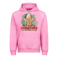Fuchsia Pink Christmas dough Urban Hoodie - MaliasSmallBusiness